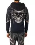 philipp plein survetement coton alien skull